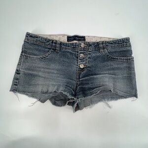 Weather Vane Cut Off Button Fly Jean Shorts Size 32 Women's